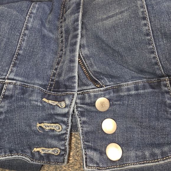 Jealous Tomato Blue Flare Leg Button Fly Jeans - Picture 7 of 7